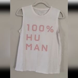 Everlane White 100% Human Muscle Tank Top XS